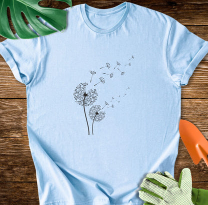 Blowing Dandelion Seeds T-Shirt