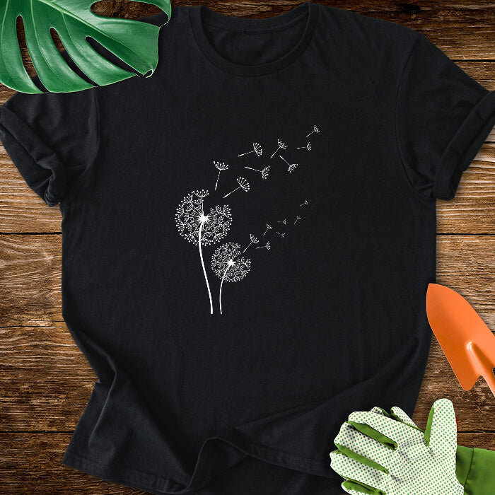 Blowing Dandelion Seeds T-Shirt