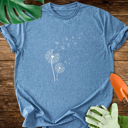 Blowing Dandelion Seeds T-Shirt
