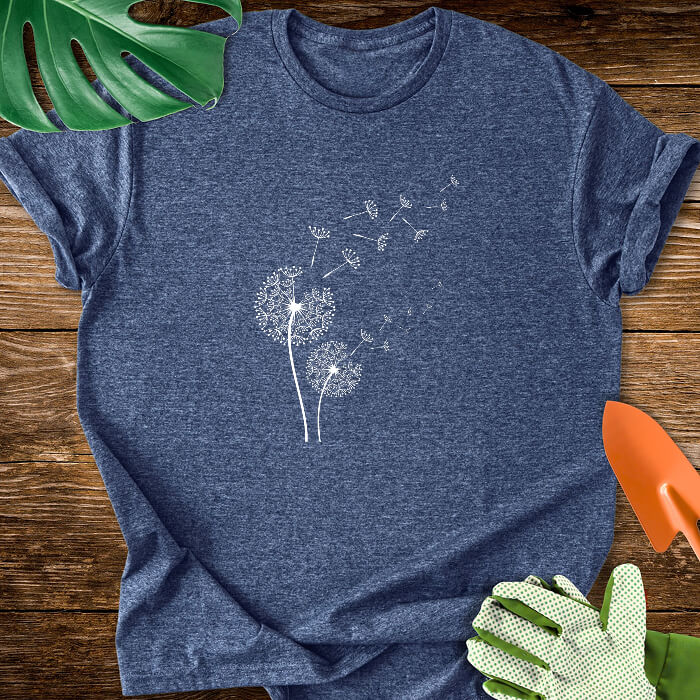 Blowing Dandelion Seeds T-Shirt