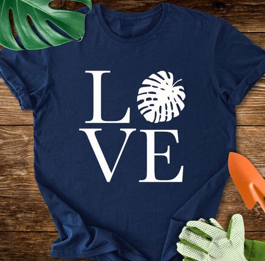 LOVE Monstera Plant Lover T-Shirt