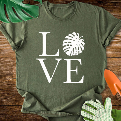 LOVE Monstera Plant Lover T-Shirt