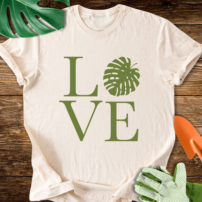 LOVE Monstera Plant Lover T-Shirt