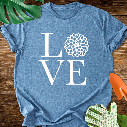 LOVE Succulent Lover  t-shirt design heather blue