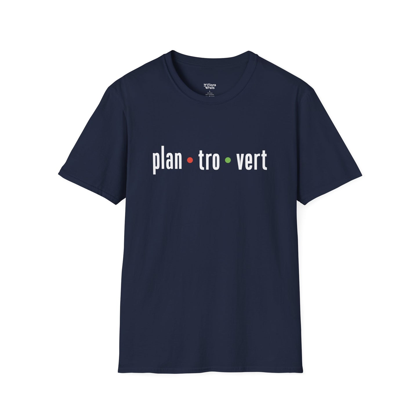 Plantrovert Plant Lover Typography T-Shirt