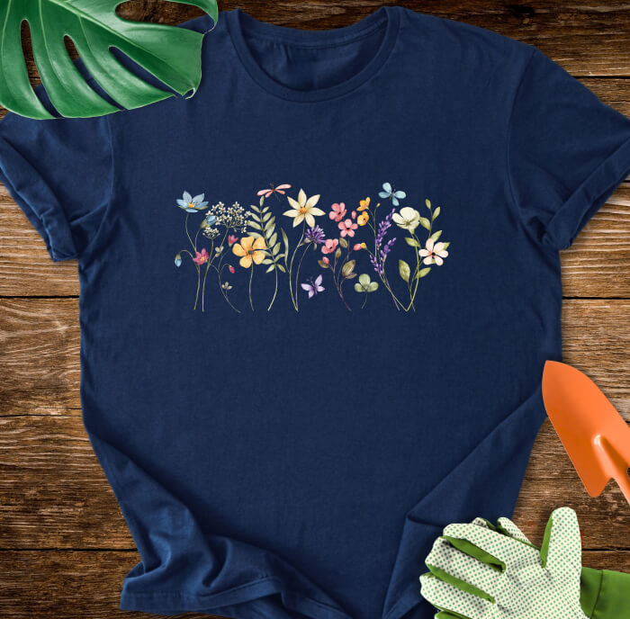 Watercolor Wildflowers T-Shirt