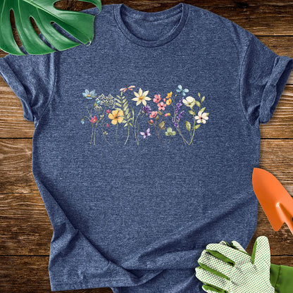 Watercolor Wildflowers T-Shirt