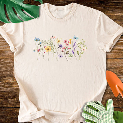 Watercolor Wildflowers T-Shirt