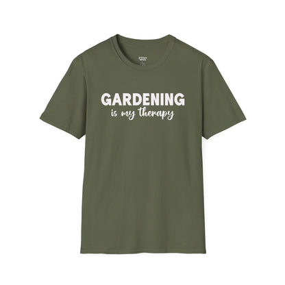 Gardening Is My Therapy Minimalist Quote T-Shirt