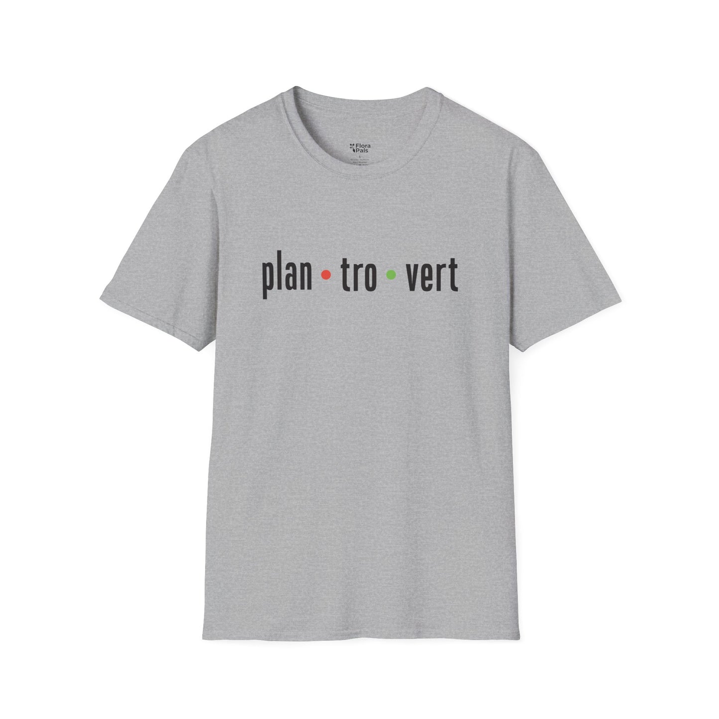 Plantrovert Plant Lover Typography T-Shirt