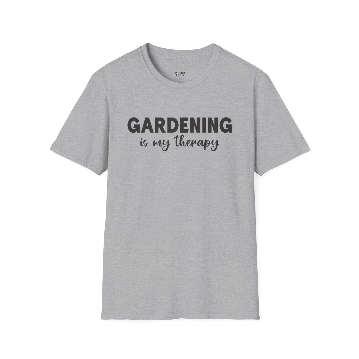Gardening Is My Therapy Minimalist Quote T-Shirt