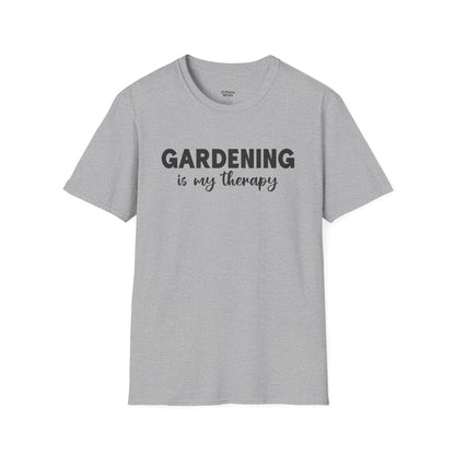 Gardening Is My Therapy Minimalist Quote T-Shirt