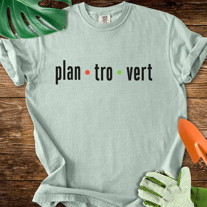 Plantrovert Plant Lover Typography T-Shirt | Comfort Colors