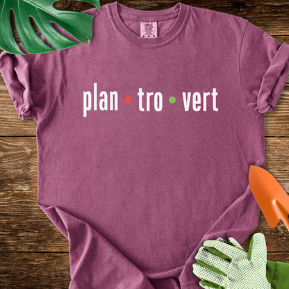 Plantrovert Plant Lover Typography T-Shirt | Comfort Colors