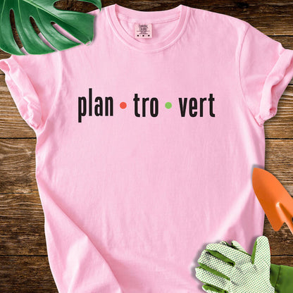Plantrovert Plant Lover Typography T-Shirt | Comfort Colors