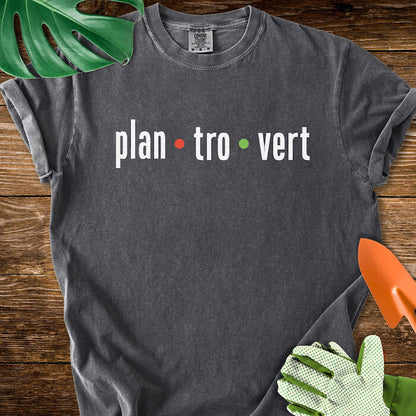 Plantrovert Plant Lover Typography T-Shirt | Comfort Colors